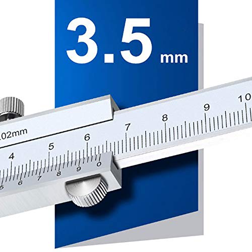 Calibrador Vernier Mini 0-200mm Acero Carbono miniatura 4