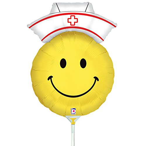 Shindigz Smiley Nurse Mylar Balloon