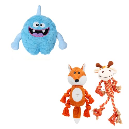 Juguetes para Perros Squeaky 3 Pack Pequeño y Mediano