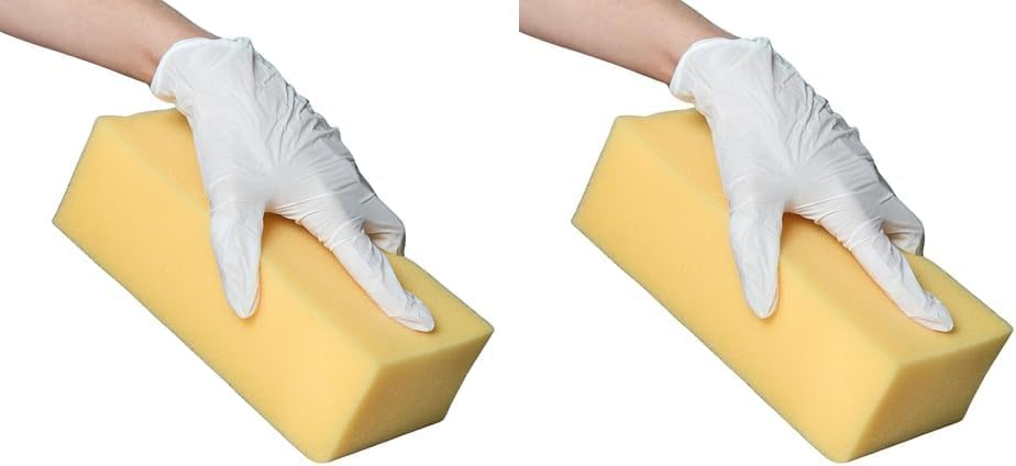 Miniatura 1 de Carlisle FoodService Products 36550100 Esponja de espuma comercial para limpiezalavado, 8.25 pulgadas, amarillo (paquete de 2)