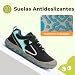 Imagen de Mishansha Zapatillas de Deporte Niños Ligeras Transpirable Zapatos de Correr Antideslizante Sneakers Negro Mixto 34 EU