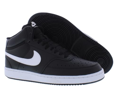 Image of Nike Court Vision Mid Nn Mens Shoes Size 10, Color: Black /White /Black