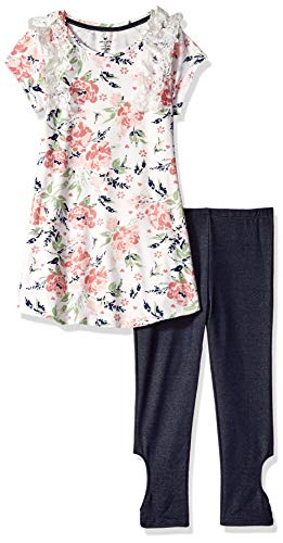 Image of Girls' 2 Pc Knit Top and Legging Set