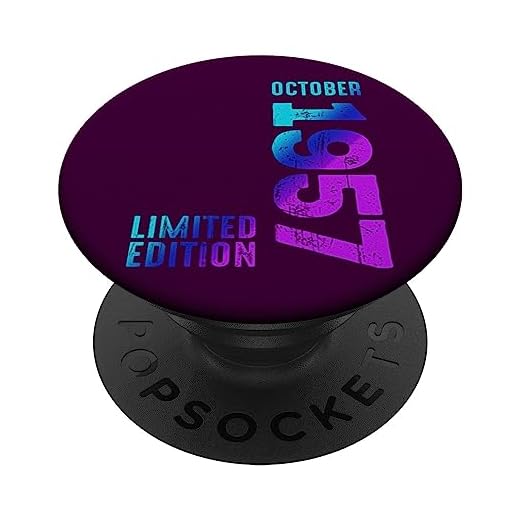 Impresionante octubre de 1957 desde 1957 Vintage 1957 Retro 1957 PopSockets PopGrip Intercambiable