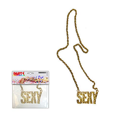Preisvergleich Produktbild PARTY DISCOUNT Kette SEXY, Goldfarben