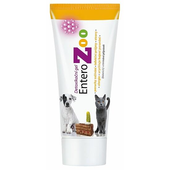 EnteroZoo Detoxikationsgel für Hunde, Katzen & Kleintiere – Bei Durchfall, Vergiftung & Allergien – Magen-Darm-Beruhigung, Toxinbindung & Regeneration (100g)