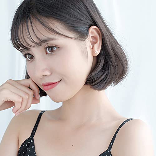 Minimalist Spiral 925 Sterling Silver Stud Earrings for Women Men Sensitive Ear Jewelry Gifts4