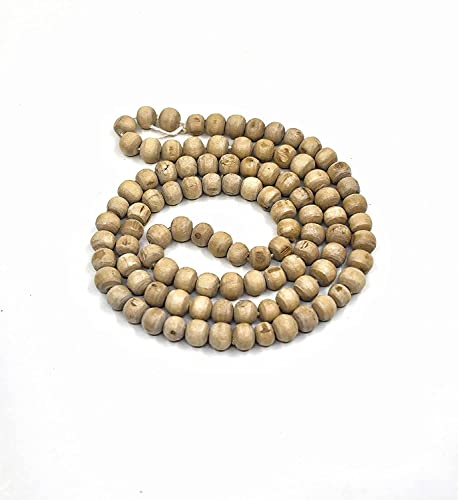 Tulsi Mala 108 perles marron collier de méditation bouddhiste - 2