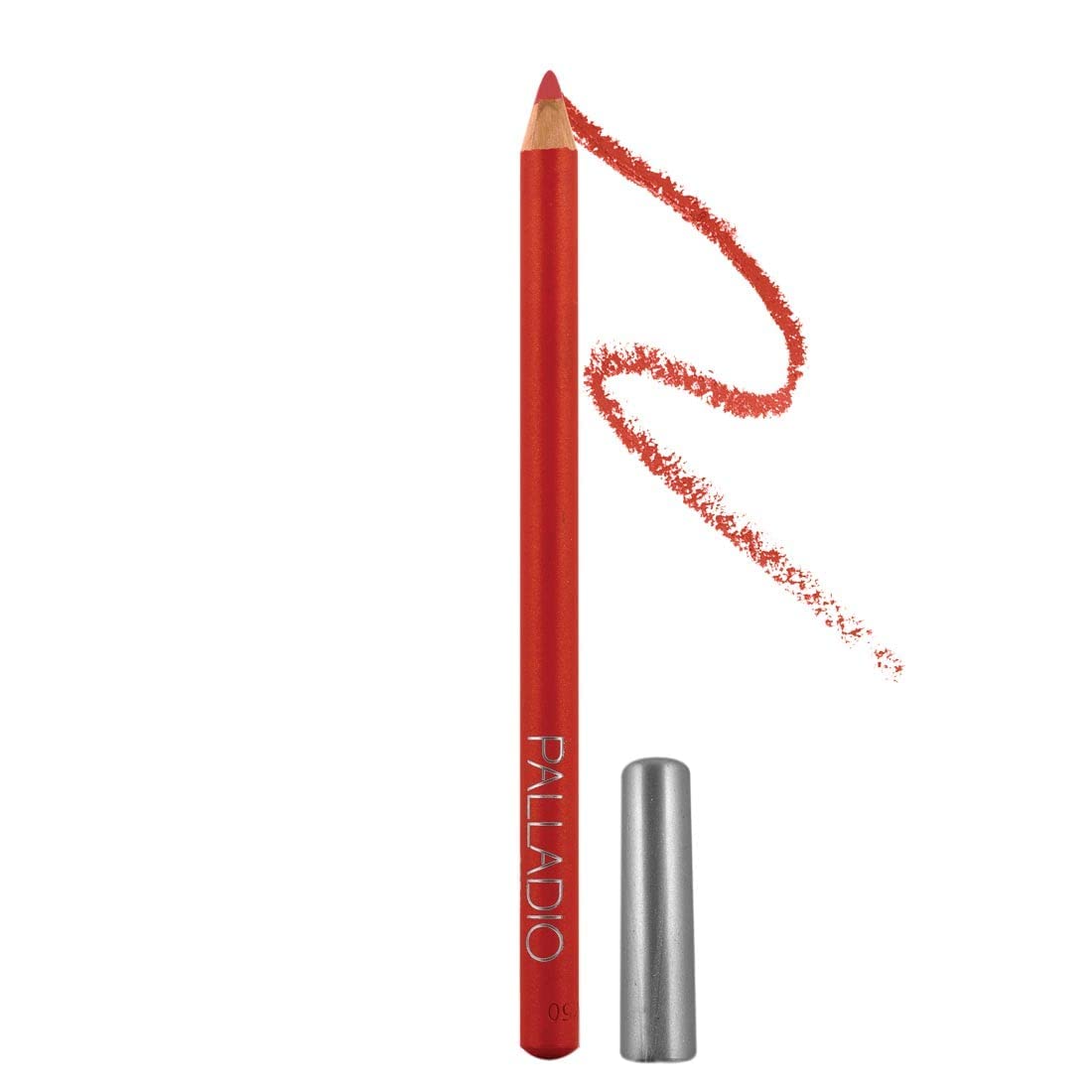 Palladio Lip Liner Pencil, Wooden, Firm yet Smooth, Contour and Line with Ease, Perfectly Outlined Lips, Comfortable, Hydrating, Moisturizing, Rich Pigmented Color, Long Lasting, Coral Coral 1 Count (Pack of 1)