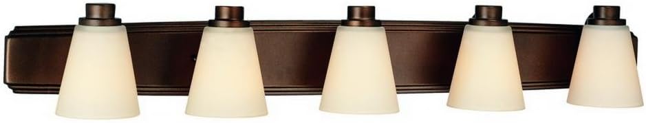 Dolan Designs 3405-62 Southport 5 Light Bathroom Fixture, Heirloom Bronze