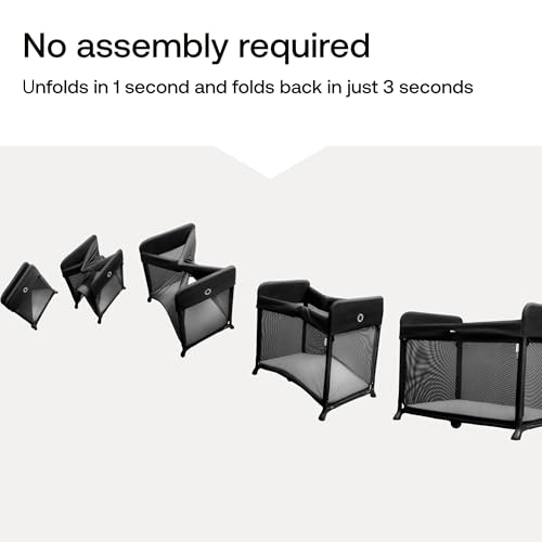 Bugaboo Stardust Playard - Portable Indoor and Outdoor - Foldable On The Go Play Yard - 1 Second Unfold (Taupe) - Image 5
