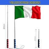 Zoom IMG-1 2 aste telescopiche per bandiere Zoom IMG-1 2 aste telescopiche per bandiere