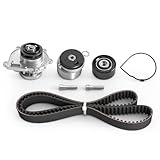JAVOUKA Engine Timing Belt Kit w/Water Pump Fit for Chevy Cruze Sonic 1.8L 2012-2014, for Chevrolet Aveo Aveo5 1.6L 2009-2011, Fit for Pontiac G3 1.6L 2009-2010, #TCKWP338 24422964 25195119