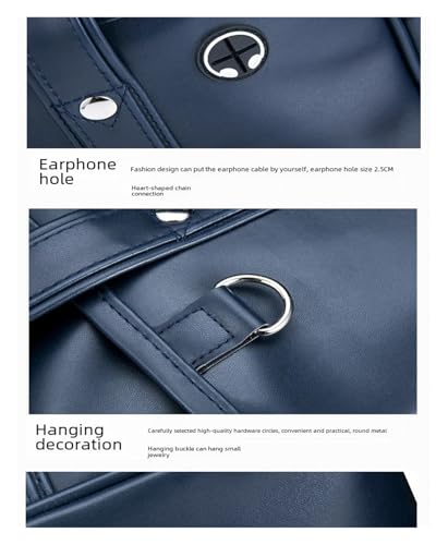 Briefcase PU Leather Portable Shoulder Bag Unisex Cosplay Briefcase For Office Business Travel2