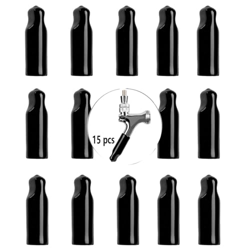 15 Beer Tap Cover Keg Cap Rubber Draft Faucet Soother Nipple Sanitary Covers