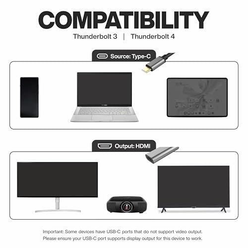 Image of TAG USB Type C to HDMI Adapter | 4K HDMI | Metal Body | Ultra Slim, Compact and Portable | Plug and Play | Universally Compatible with PC, MacBook Pro, MacBook Air, Laptops, Tablets