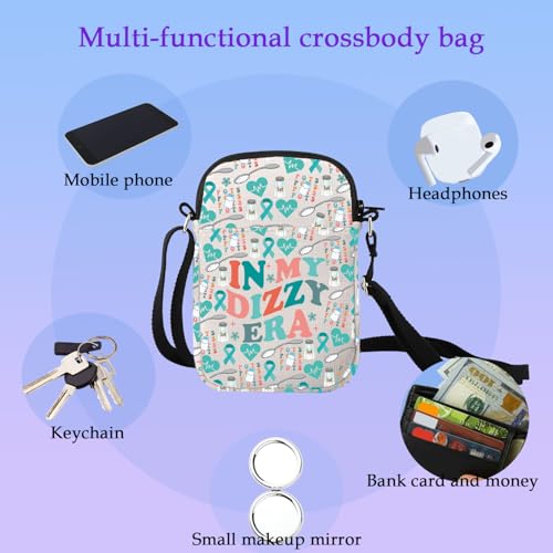XYANFA Pots Awareness Gift Pots Syndrome Postural Orthostatic Crossbody Bag Pots Medical Bag Dysautonomia Awareness Bag 6