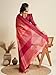 Laavaan Women's Cotton Silk Ethnic Saree With Unstitched Blouse Piece (amaya-maroon-re)