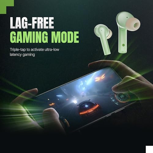 Image of Mivi DuoPods Horizon TWS Earbuds, 60H Playtime, 13mm Bass Drivers, AI-ENC HD Calls, Gaming Mode, Bluetooth 5.3, Type-C Fast Charging, IPX4, Made in India