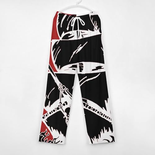 Bas de pyjama femme noir imprimé bateau pirate en taille S - 4