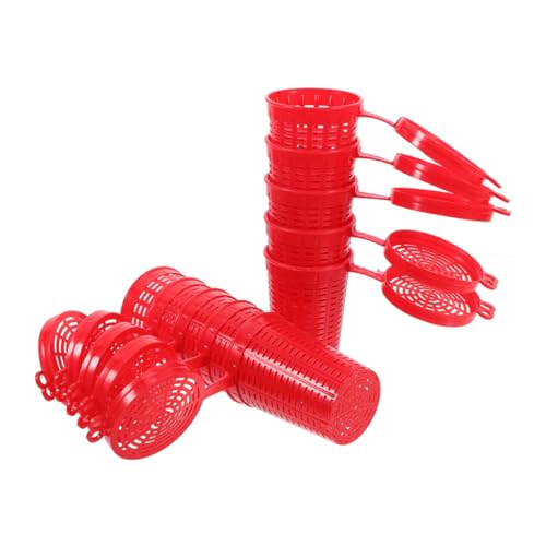 DECOMELODY 20Pcs Fishing Bait Cage Supplies Durable Bait Thrower Device for Fishing Lure Holder Lightweight Design for Outdoor Fishing Activities