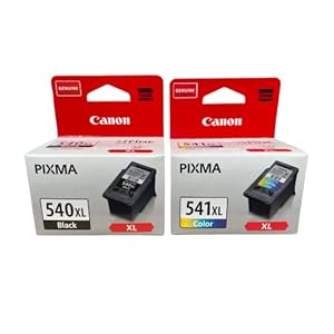 Canon PG-540XL/CL-541 XL Druckertinte – hohe Reichweite + Fotopapier Value Pack Schwarz/ C/M/Y für PIXMA…