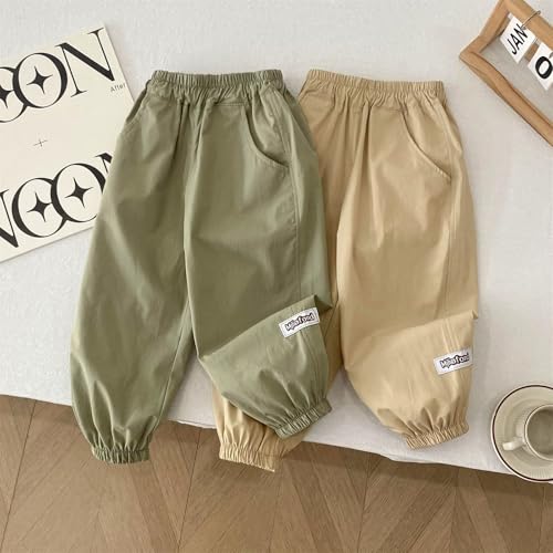 Boys Casual Cargo Pants Summer Activewear Loose Fit Trousers for Sports Kids Fashion Sweatpants Athletic Wear2