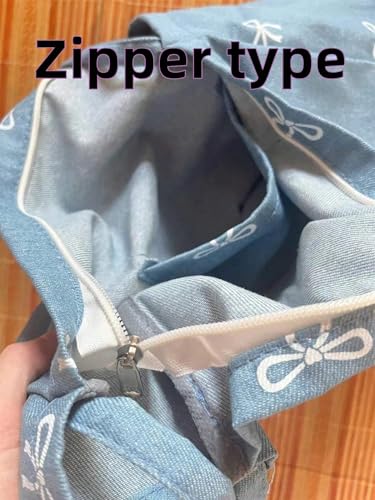 Chic Denim Bow Handbag - Kawaii Vintage Message Bag for Women, Large Capacity Casual Shoulder Bag, Perfect Travel3