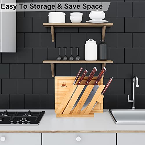 Kitchen Knife Set, Imarku 10-Piece Knife Sets For Kitchen With Block, Japanese German High-Carbon Stainless Steel Chef Knife Set With Cutting Board, Kitchen Accessories With Knife Sharpener #TOP3