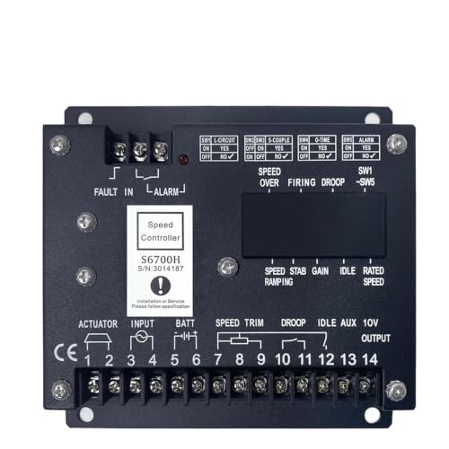Panel motor 24V S6700H para solucionar caídas en el generador