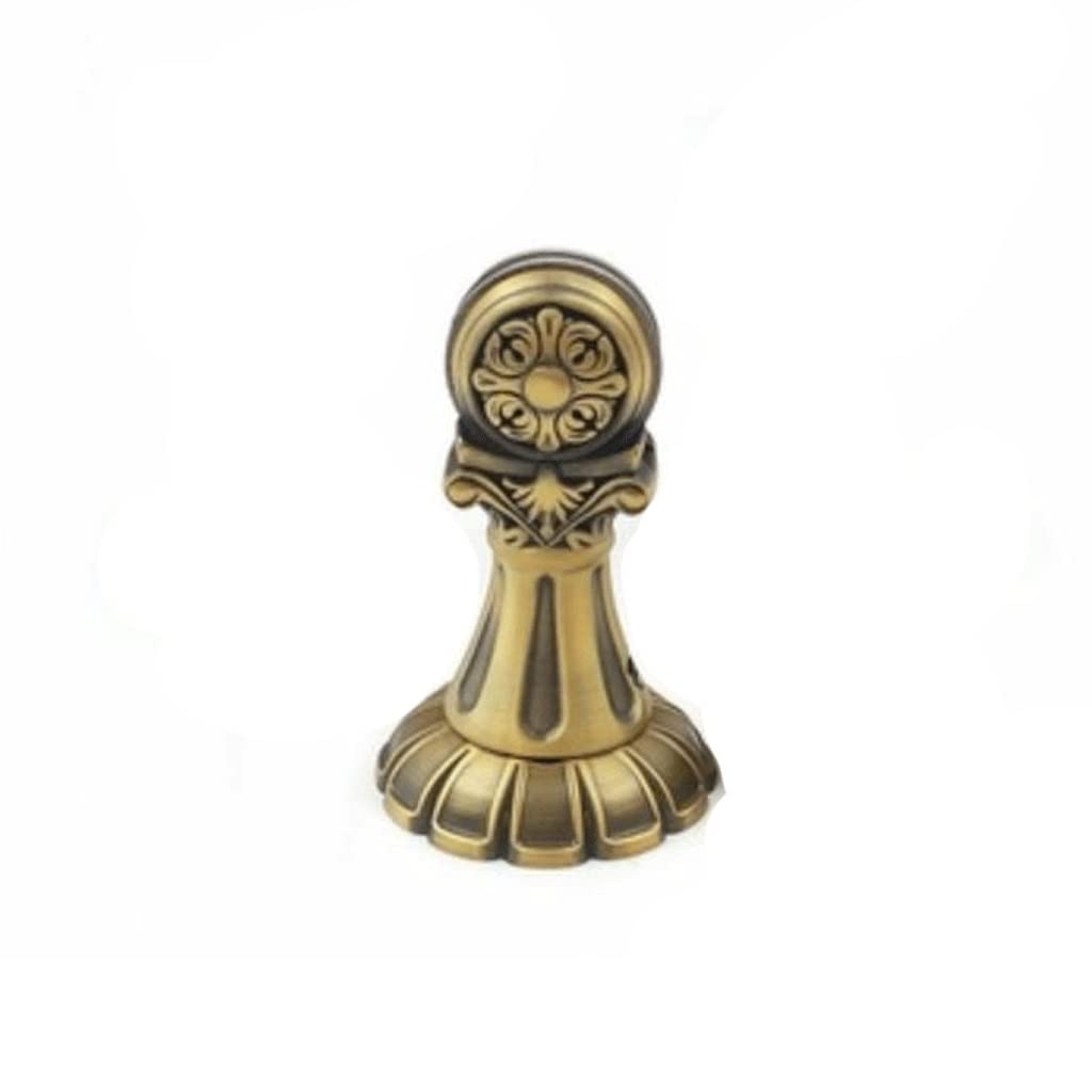 Nvsfzgiyg Nero Door Stopper,Doorstops,Carved And Copper Strong Magnetic Suction Top Interior Anti-Collision Hardware Accessories(Nero)