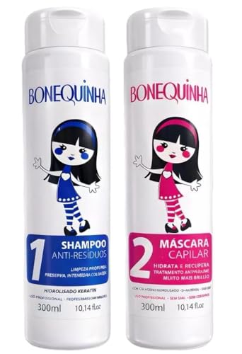 Kit Bonequinha Escandalosa (Shampoo + Mascara Alisadora) 2x300ml