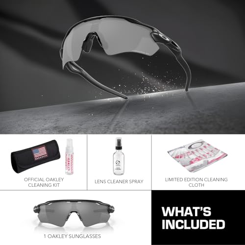 Image of Oakley RADAR EV PATH OO9208 Shield Shape Sunglasses With Official Eyewear Kit