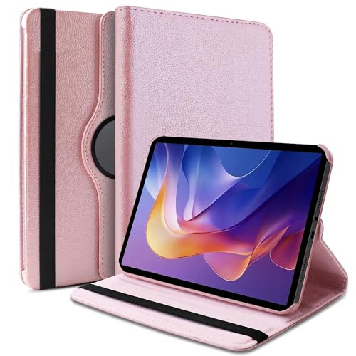 Image of TGK 360 Rotatable Smart Flip Cover for Xiaomi Redmi Pad 2 11 inch Tablet Case (Rose Gold)