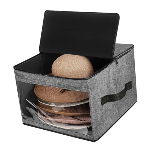 Boîte à chapeau à large bord pliable avec construction stable - 5