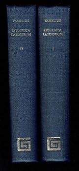 Hardcover Liturgica Latinorum. TWO VOLUMES Book