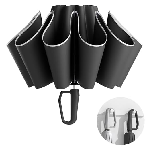 Best umbrella for storms Kesteo Loss Proof Travel Umbrella - Smart Tech