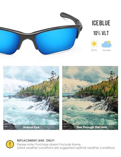 Image of BLAZERBUCK Polarized Replacement Lenses for Oakley Quarter Jacket OO9200 Sunglass
