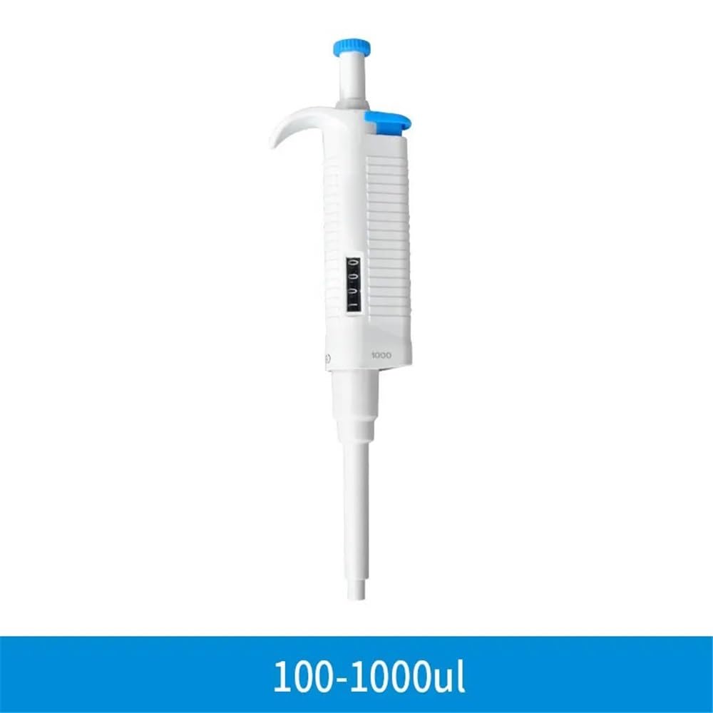 Cristalería de Laboratorio Pipeta de laboratorio de un solo canal con volumen variable automático y ajustable.(2-10ml)