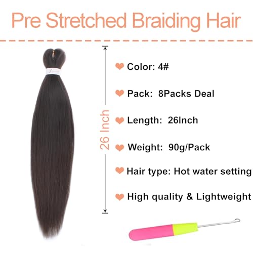 Pelo trenzado profesional de acabado natural y suavidad duradera 2