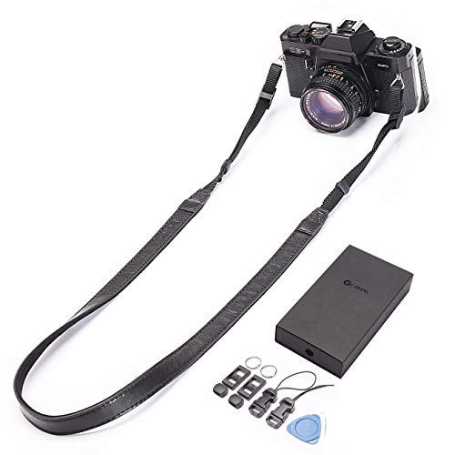 Amazon | [CANPIS] カメラストラップ ネックストラップ 本革 手作り