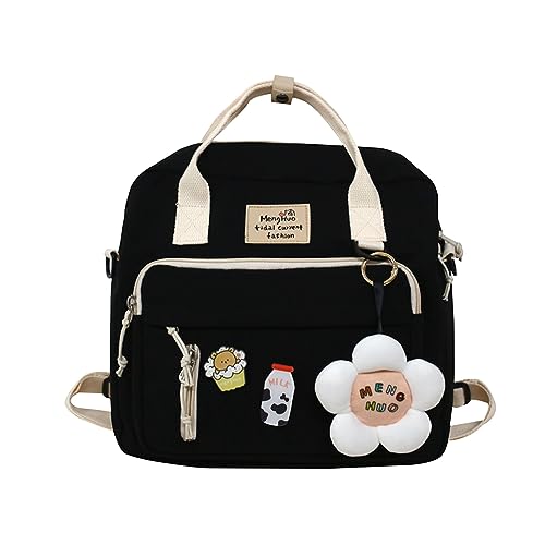 Cute Messenger Bag Y2K Kawaii Crossbody Bag Japanese Backpack Aesthetic Ita Bags with Kawaii Accessories