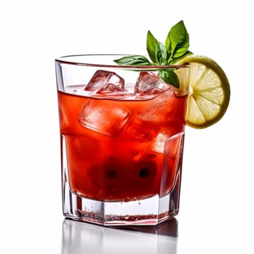 Image of Yera Stylo Glass Tumbler Set of 6 for Kitchen | 260 ml Each | Water | Hot & Cold Drinks | Juice | Cocktail | Milkshake | Smoothie | Perfect for Home | Party | Restaurant | Gifting, Transparent