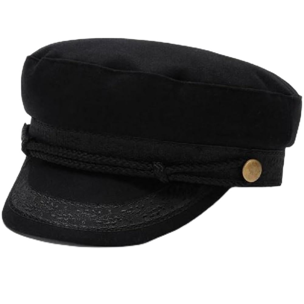 GenericMen's fisherman sailor Cap Winter Driver Hat Flat Cap