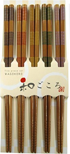 アオバ 来客箸 カラー千段5P AB518587