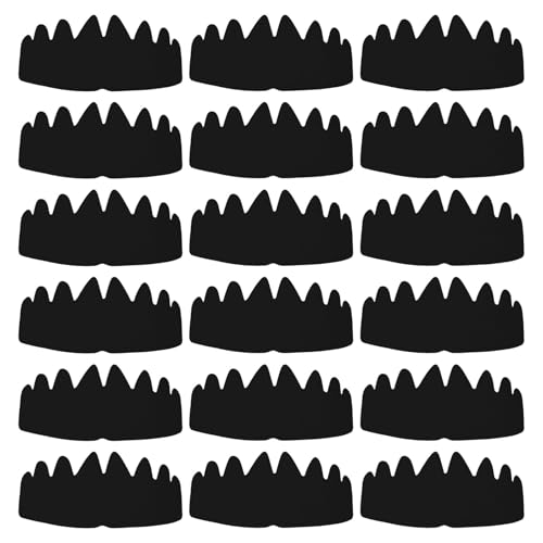Inserts en feutre noir pour casquette de baseball, doublure anti-transpiration et rembourrage