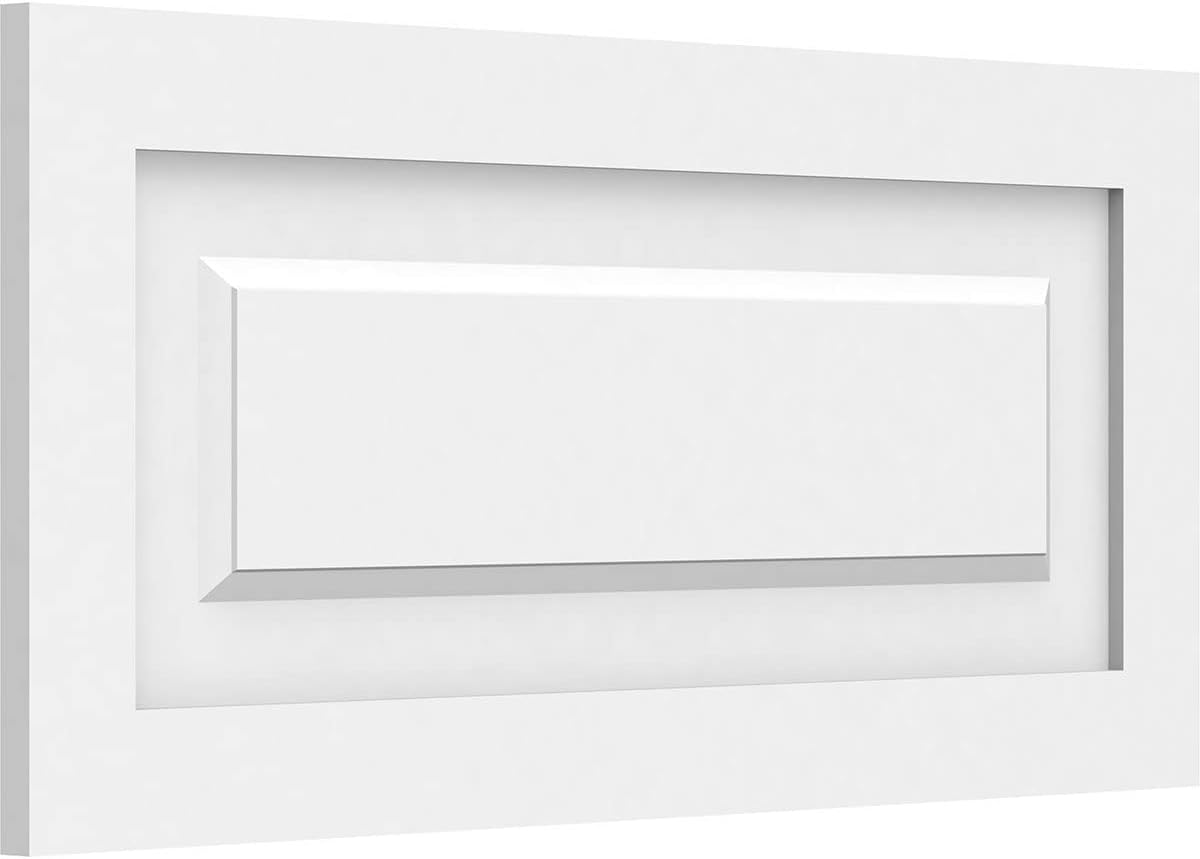Ekena Millwork Panel de pared decorativo Harrison de 26 pulgadas de ancho x 12 pulgadas de alto x 58 pulgadas de alto