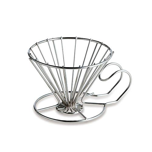 TOKYO MATCHA SELECTION - KOGU - Stainless wire coffee dripper - 3 size [Standard ship by SAL: NO tracking number & insurance] (M (2-4 cup))