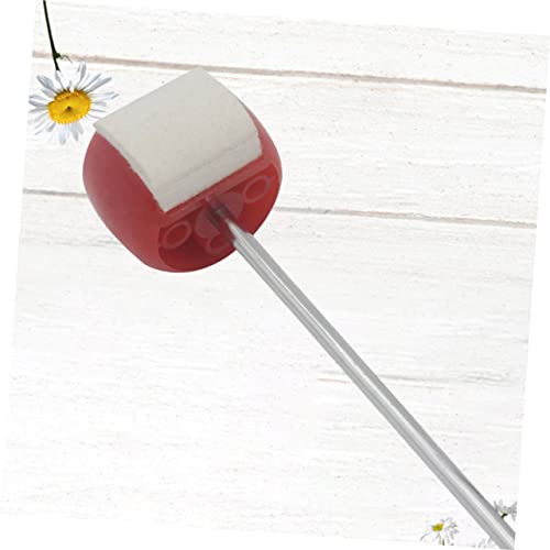 Abaodam 2 piezas Macillos de Fieltro para Bombo miniatura 3