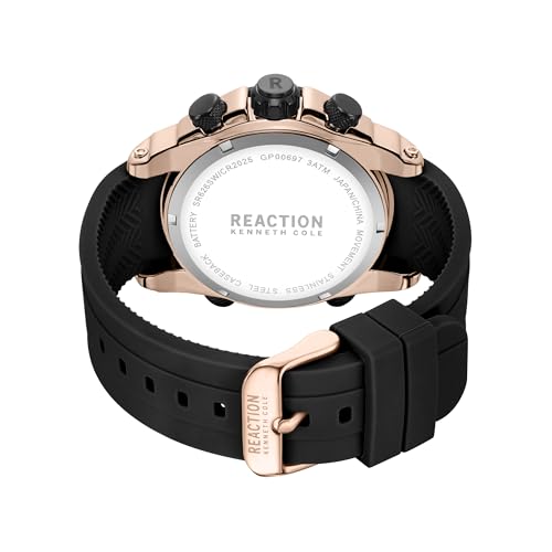 Image of Kenneth Cole Reaction Black Dial Men's Watch - KRWGP0069704